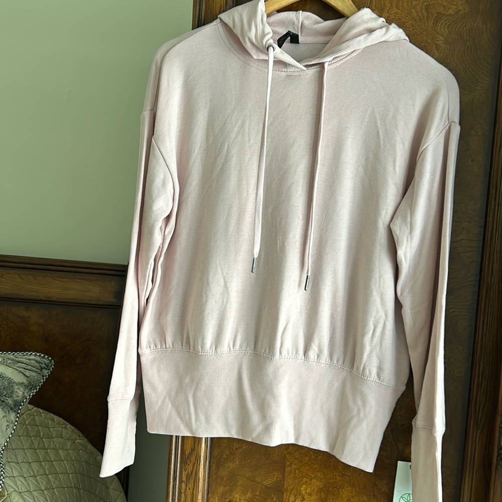 GAIAM Relection hoodie sweatshirt Dusty Pink S NWT